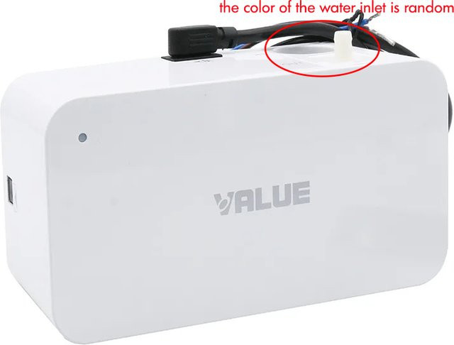 ZJMZYM Mini Klimaanlagen Entwässerungspumpe selbstansaugende elektrische Wasserpumpe für Haushaltsgeräte, Weiß - Bild 1