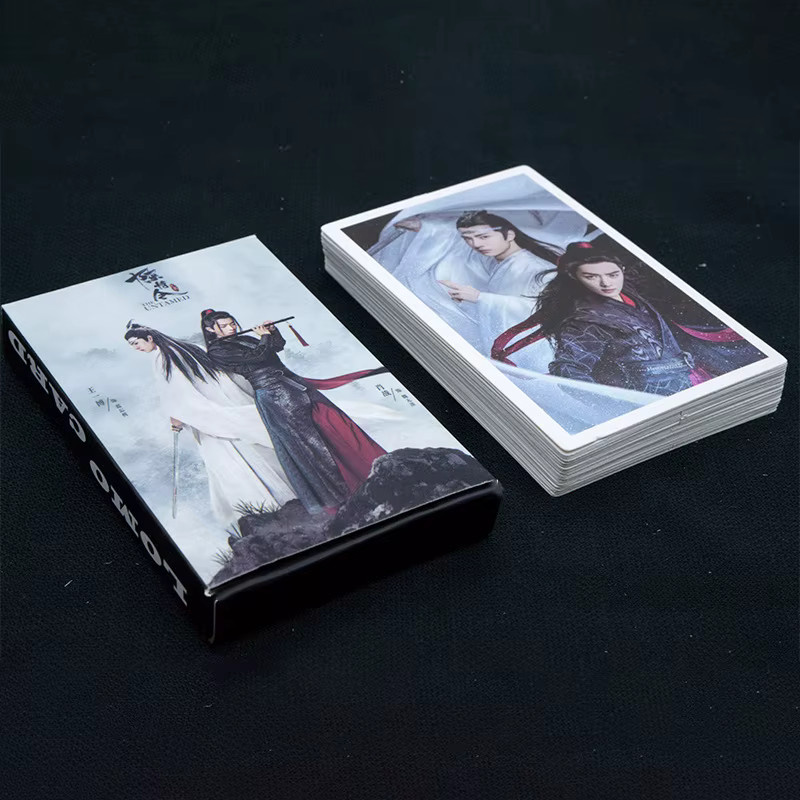 nbyinto LOMO Mini Postkarten Set mit Xiao Zhan und Wang Yibo Motiven, 30 Stück, Mehrfarbig - Bild 4