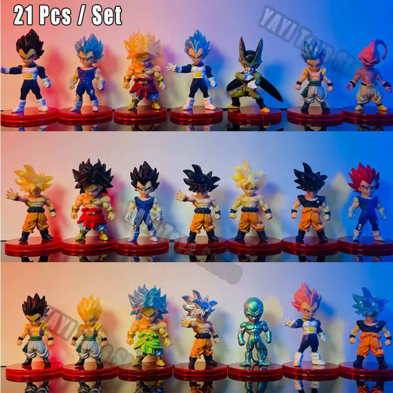 Bandai Dragon Ball Super Son Goku Actionfiguren-Set als mehrfarbige Anime-Statue aus Kunststoff für deine Sammlung - Bild 2