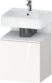 Duravit Waschtischunterschrank Qatego in Weiß Matt mit 1 Tür und Tiefe: 42 cm, Breite: 49 cm, Höhe: 64,5 cm - Bild 1