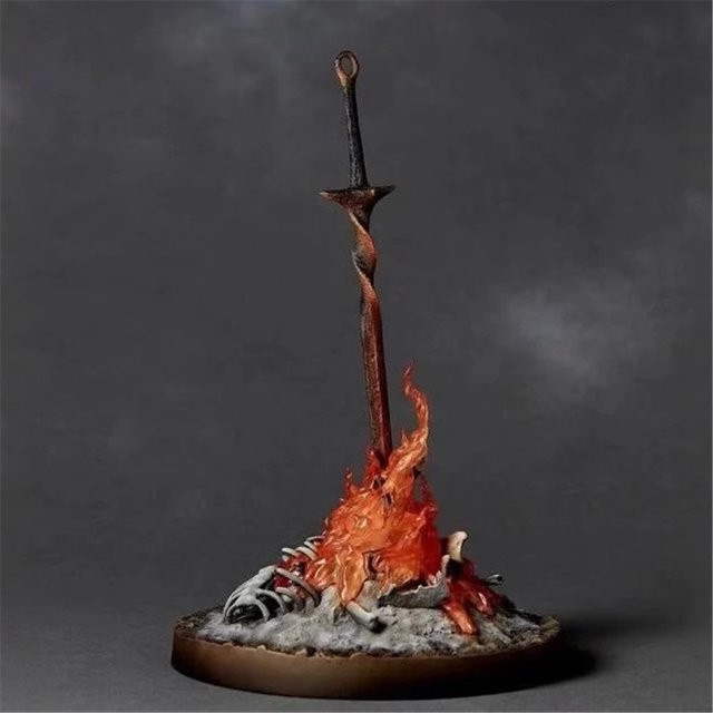 Bandai Action Figure Dark Souls Bonfire Lit Anime Sammelfigur für Desktop Dekoration und Kinder - Bild 1