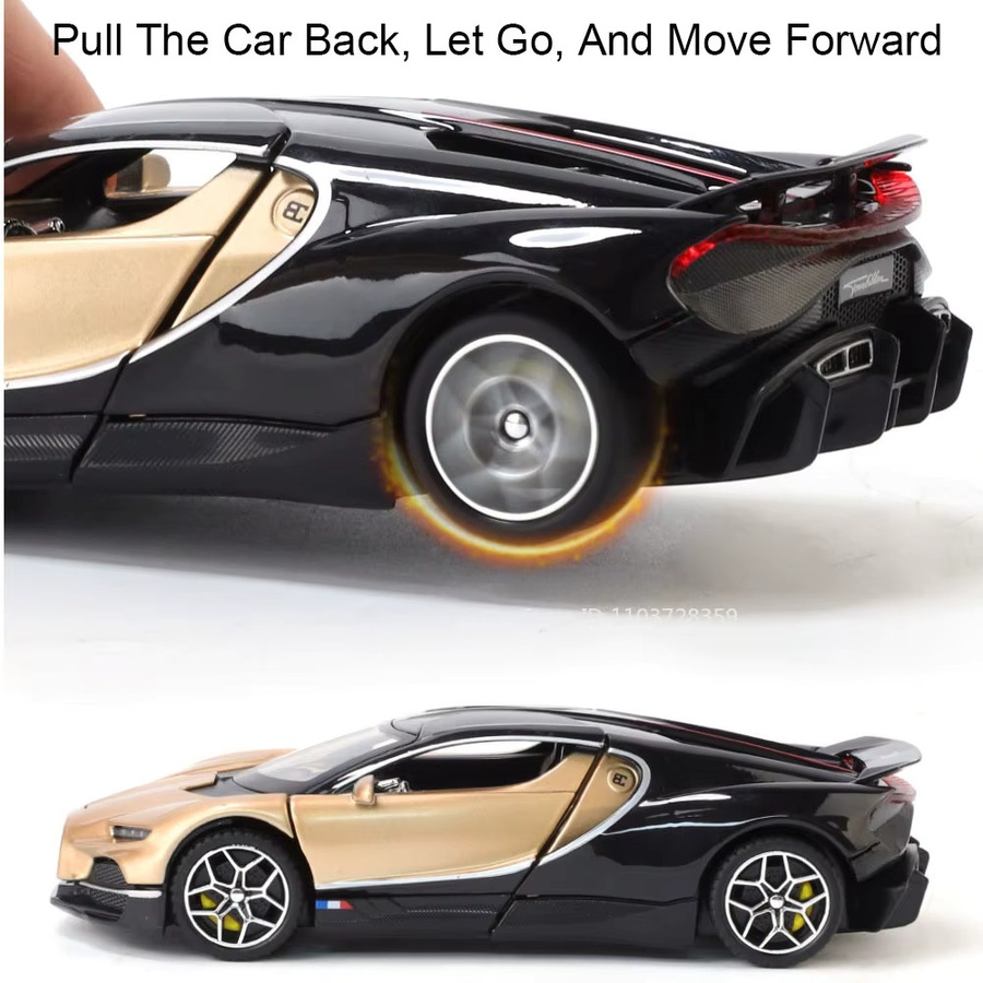 MAKEDA Tourbillon Bolide Modell Sportwagen, 1:32, Metall, mit Licht und Sound - Bild 4