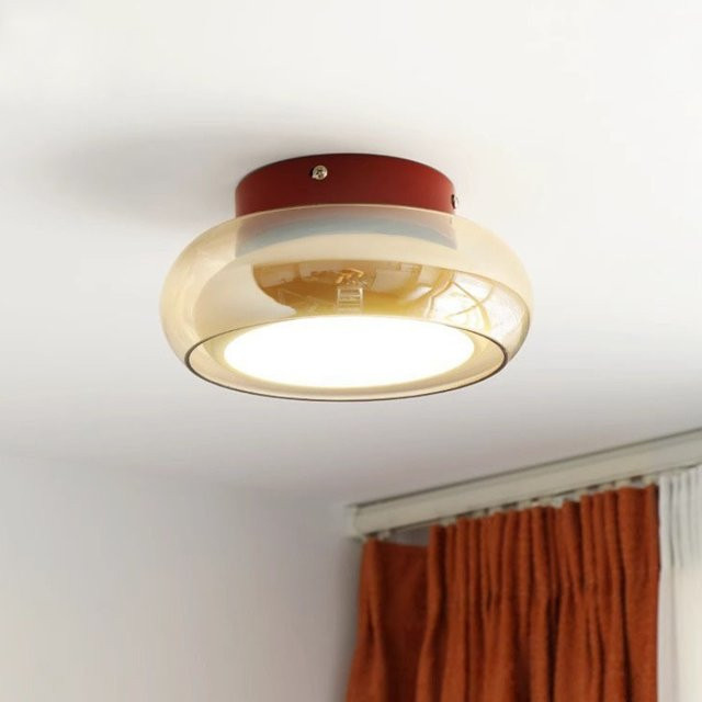Claeted LED-Wandleuchte aus Glas im antiken Design, transparent, warmweiß - Bild 1