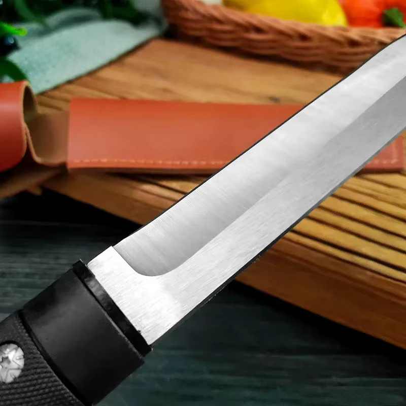 GuanQi Ausbeinmesser aus Edelstahl mit ABS-Griff, 6 Zoll, Silber - Bild 3