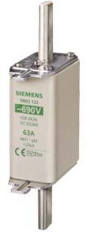 Siemens 3ND2124 Sicherungseinsatz, Größe 1, 80A, 690V, Weiß, 3 Stück - Bild 1