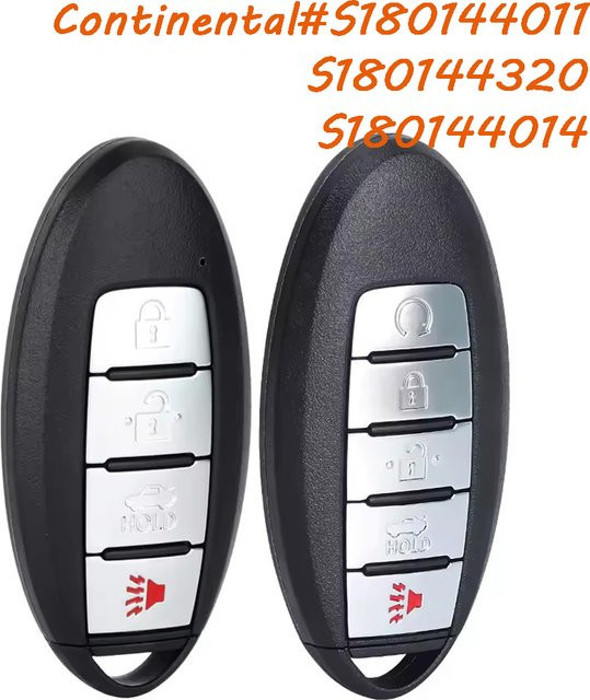 KEYECU Smart Remote Key Fob für Infiniti QX60 in Schwarz (S180144011 S180144320 S180144014 KR5S180144014) - Bild 1