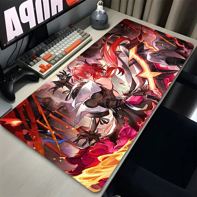Arknights Endfield XXL Mauspad mit Laevatein Anime-Mädchen Design in Multicolour als Schreibtischunterlage für Gamer und PC-Zubehör - Bild 1