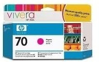 HP Original Druckerpatrone 70 Magenta C9453A Inkjet Tintenpatrone Pink - Bild 1