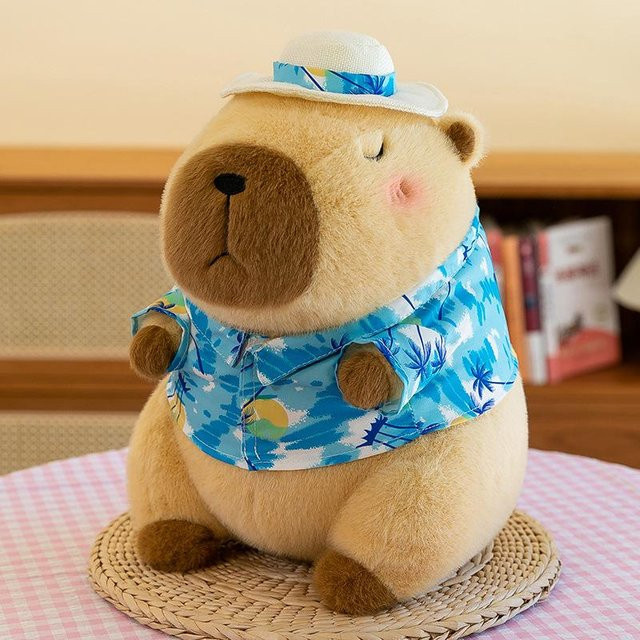 Joyful toys Kapibara Wasserschwein, Plüschtierpuppe, blau - Bild 1