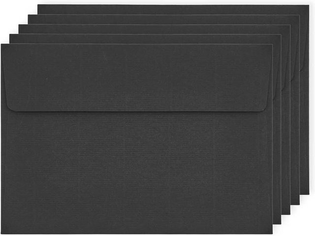 Rico Design Paper Poetry Luxury Umschläge B6 Schwarz - Bild 1