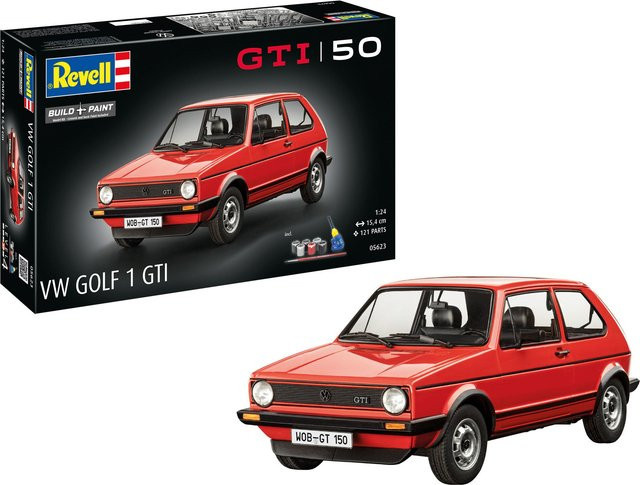 Revell 50 ans de VW Golf 1 GTi, Modellbausatz, 1:24 - Bild 1