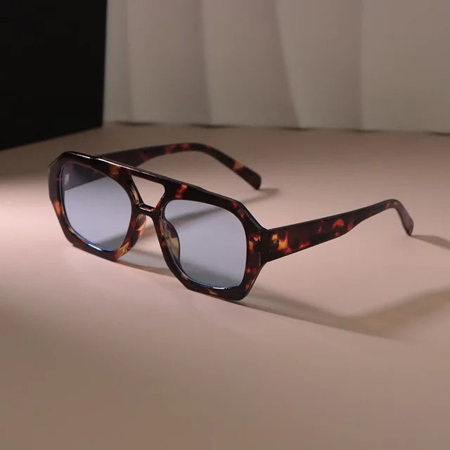 ZBHWISH Sonnenbrille Square, Vollrand, braun, Damen - Bild 1