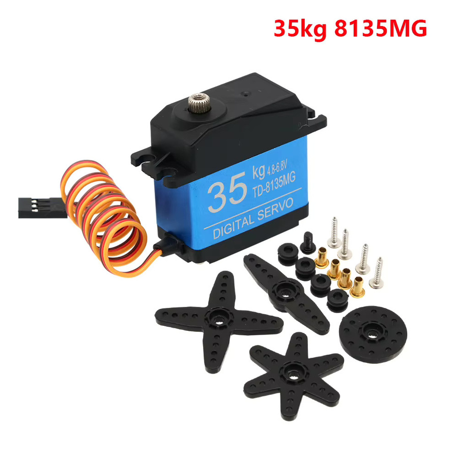 flyhike Digital Servo, Metall Getriebe, mit 25T Servo Arm - Bild 1