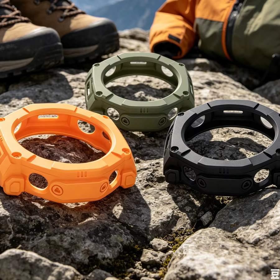 FancyWrist TPU-Hülle für Huami Amazfit T-Rex Ultra 2, Schwarz, Unisex - Bild 4