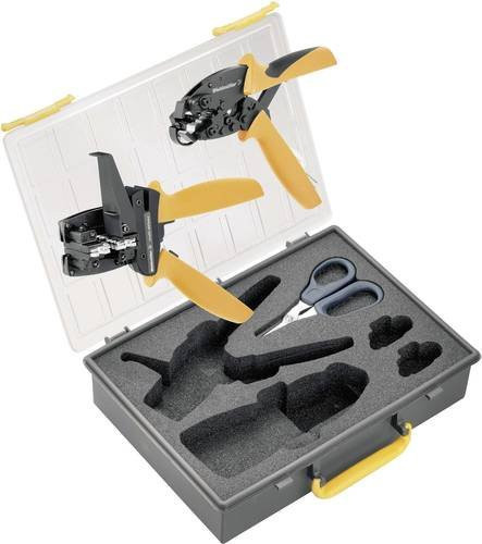 Weidmüller TOOL SET IE-POF 1208930000 Crimpzange für polymere optische Fasern (POF) inklusive Abisolierwerkzeug, multicolour - Bild 1