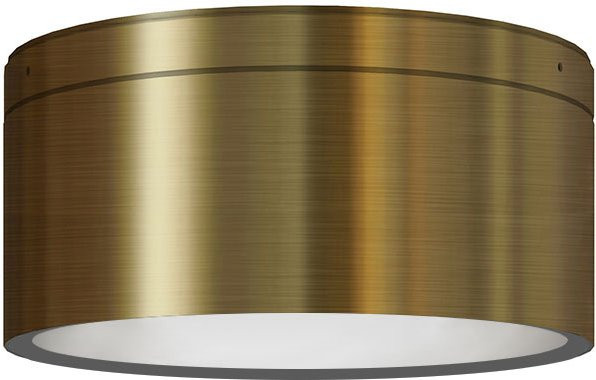 Top Light Puk! 160 One Avantgarde LED-Deckenleuchte in Messing gebürstet mit mattiertem Glas und warmweißem Licht (2700K) - Bild 1