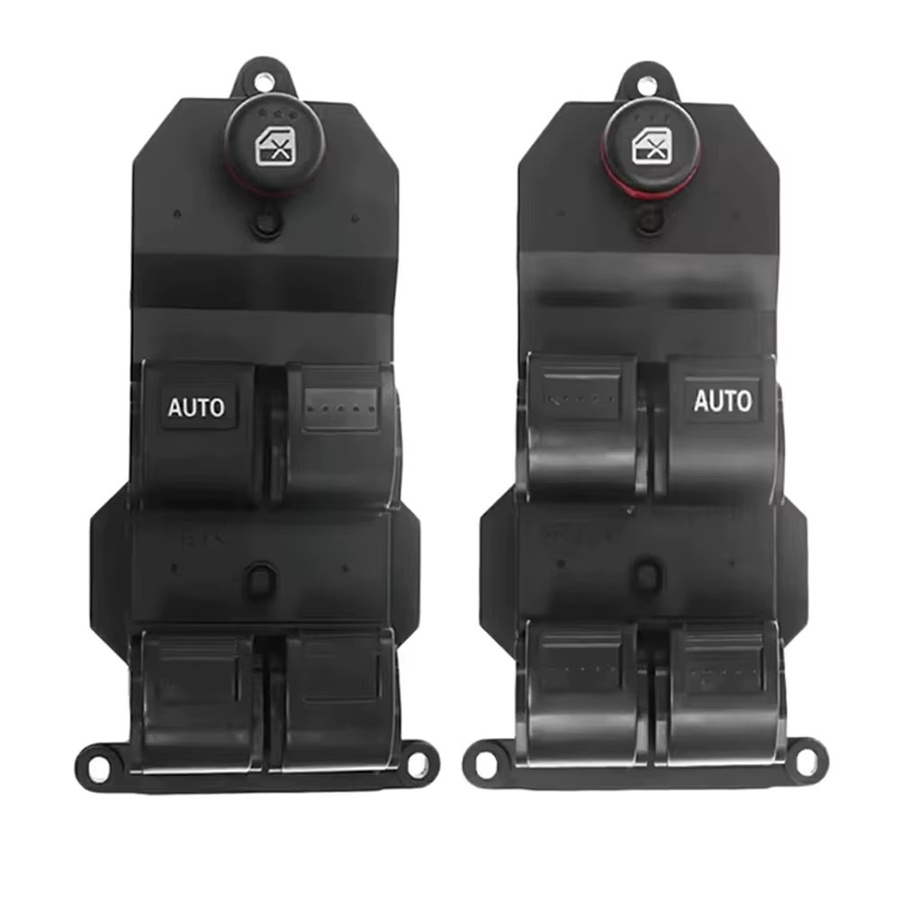 ITYAGUY Hauptsteuerschalter für Fahrerseitenfenster vorne links oder rechts für Honda Civic 2001–2005 und CRV 2002–2006, Schwarz - Bild 3