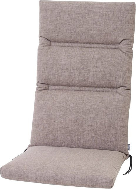 Siena Garden Sesselauflage Comfort Beige, wetterfest und UV-beständig, B/T/H: 120 x 48 x 7 cm - Bild 1