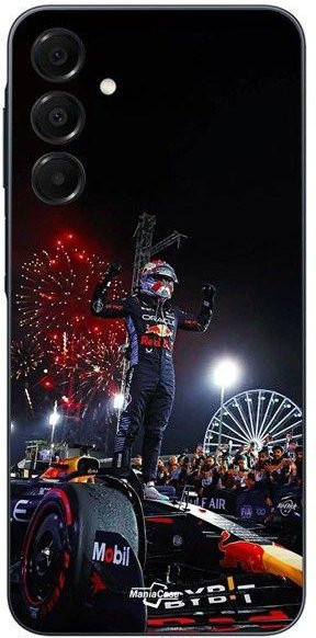 Samsung Galaxy A15 Hülle Champion Maniacase Max Verstappen Schwarz - Bild 1
