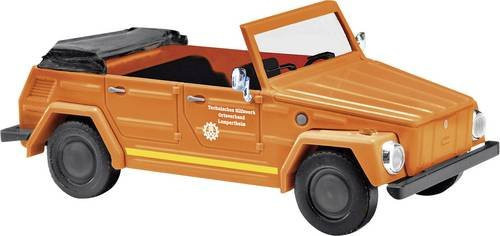 Busch H0 Einsatzfahrzeug Volkswagen 181 Kurierwagen THW Katastrophenschutz Modell 52716 - Bild 1
