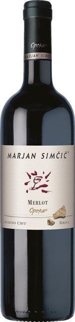 Marjan Simčič Merlot Opoka 2020 Rotwein, Brda, 0,75 l - Bild 1