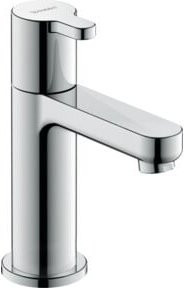 Duravit Standventil B.2 in Chrom mit 87 mm Auslauf und 1/2 Zoll Anschluss ohne Zugstangen-Ablaufgarnitur - Bild 1