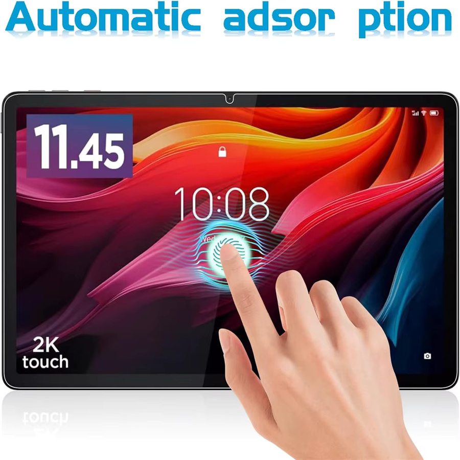 2er-Pack Gehärtetes Glas Displayschutzfolie für Lenovo Tab K11 Plus 11,45 Zoll 2024 TB352FU TB352XU, Transparent, Anti-Fingerprint-Schutz - Bild 2