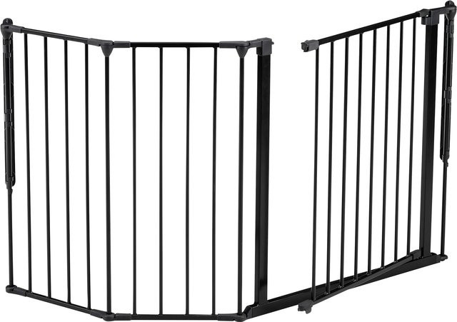 Baby Dan Schutzgitter Flex M Wandmontage Schwarz Breite: 90-146 cm - Bild 1