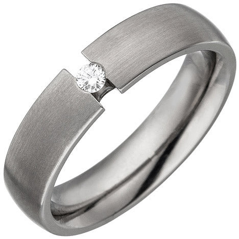 Colfem Partnerring Titan, Diamant Brillant, 0,05 ct, Unisex, Ringgröße 50 - Bild 1