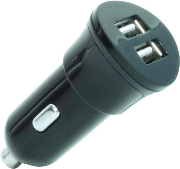 Mobilis Auto-Netzteil in Schwarz mit 2 USB-A-Ausgangsanschlussstellen und 3.1 A - Bild 1