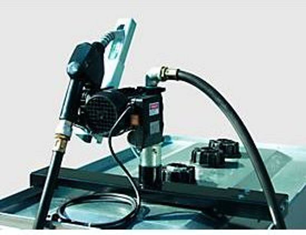 CEMO Elektropumpe selbstansaugend 230 V mit 4 m Befüllschlauch für UNI- und MULTI-Tanks 750/1000 l in Schwarz - Bild 3