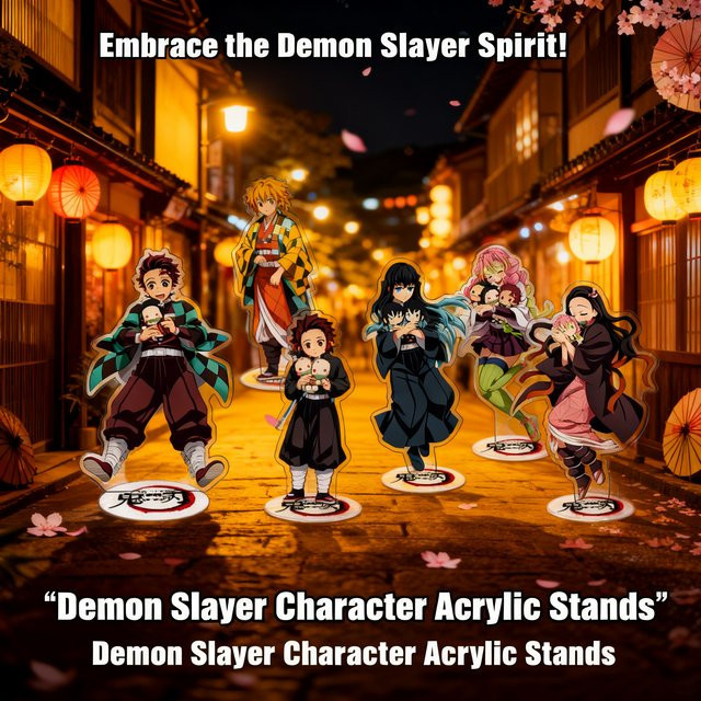 Bandai Demon Slayer Kamado Tanjiro Nezuko Acryl-Aufsteller, Einzelfigur - Bild 1