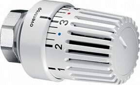 Oventrop Thermostat Uni LI 7-28 GrC mit 0-Stellung und Flüssigkeit in Weiß - Bild 1
