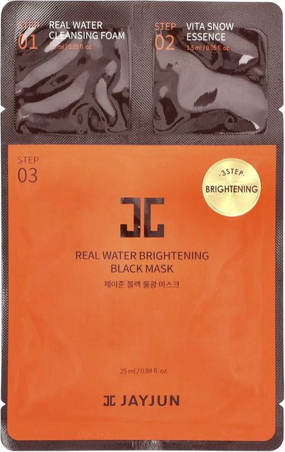 Jayjun Cosmetic Real Water Mask, Schwarz, mit Ceramid NP, Unisex - Bild 1