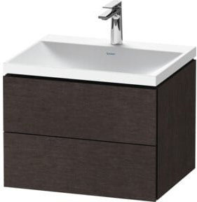Duravit L-Cube Möbel-Set Wandhängend in Braun, B: 60 cm, T: 48 cm, H: 48 cm - Bild 1