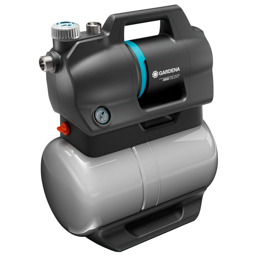 Gardena Hauswasserwerk 3900 Silent in Grau mit 3900 l/h und 21 l Fassungsvermögen - Bild 2