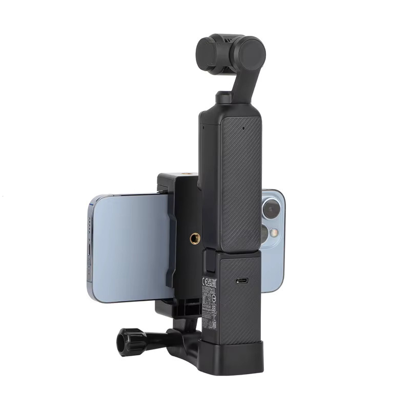 DJI Telefonhalterungsclip für DJI Osmo Pocket 4 und DJI Osmo Pocket 3 Handheld-Aufnahme Erweiterungsadapter in Schwarz - Bild 2