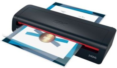 GBC Laminiergerät 240HS für A3 in Schwarz-Rot mit SMART-Status-LED-System und 2 Heizrollen - Bild 1