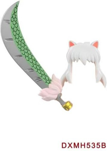 Yiran toy Inuyasha Drachenschuppe Gebrochene Zähne Waffe, Bausteine, ab 14 Jahren - Bild 1