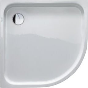 Duravit Duschwanne Viertelkreis D-Code in Weiß, B/T/H: 90 x 90 x 8,5 cm - Bild 1