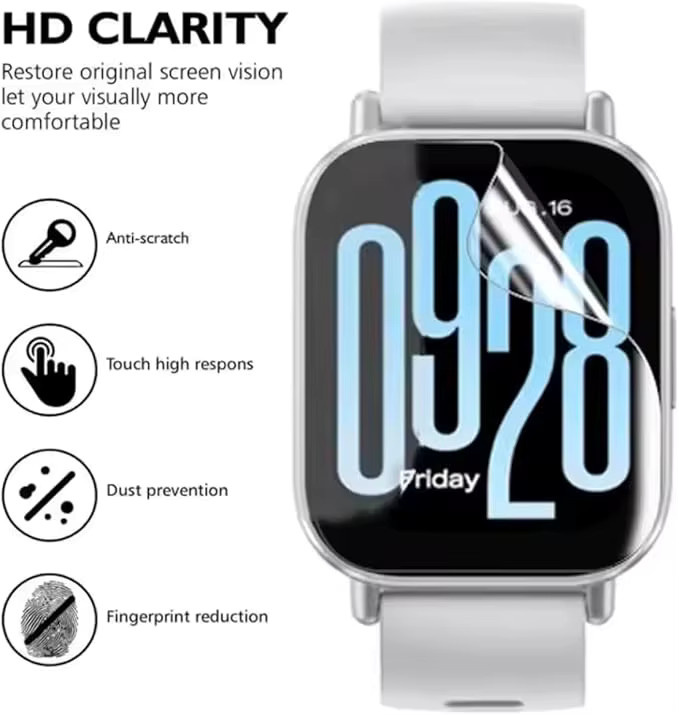Xiaomi Hydrogelfolie für Redmi Watch 5 Lite Active, 3 Stück - Bild 2