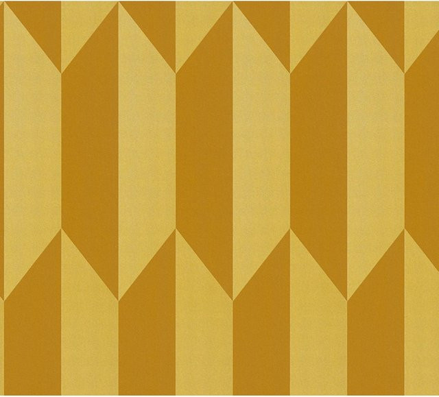 A.S. Création Vliestapete Grafik mit 3D-Effekt in Gold, geometrisches Abstract-Design, FSC-zertifiziert - Bild 1