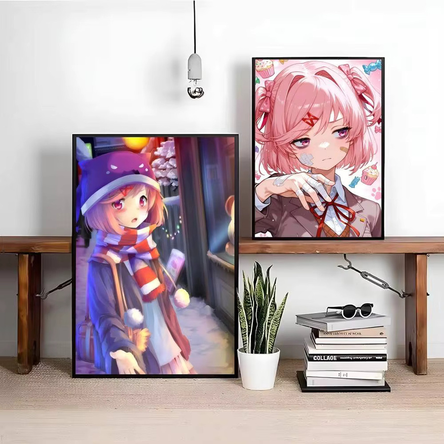 Natsuki Anime Wandposter Bilibili Cartoon Charakter Wandaufkleber Mehrfarbig - Bild 5