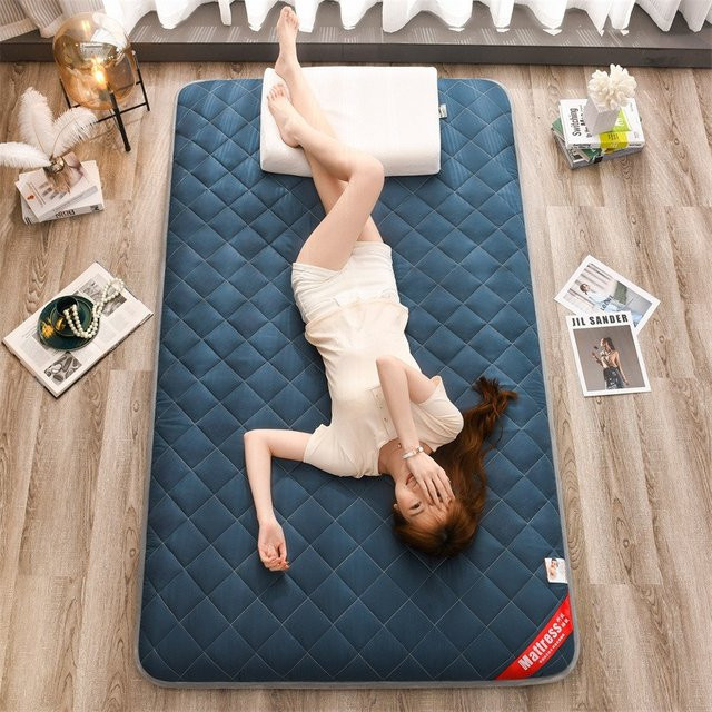 LIUSHADUOLA Matratze in Blau mit geometrischem Design, B/T: 120 x 200 cm - Bild 1