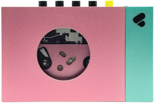 We Are Rewind Edith Kassettenspieler und Rekorder mit Bluetooth in Pink - Bild 1