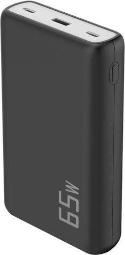 CoreParts Powerbank 20.000mAh mit USB-C PD 65W in Schwarz inklusive 1m USB-C zu USB-C Kabel (MBX-PB006) - Bild 1