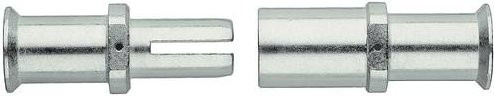 Harting Crimpkontakt 350A Stift aus Messing in Silber 09110006142 - Bild 1