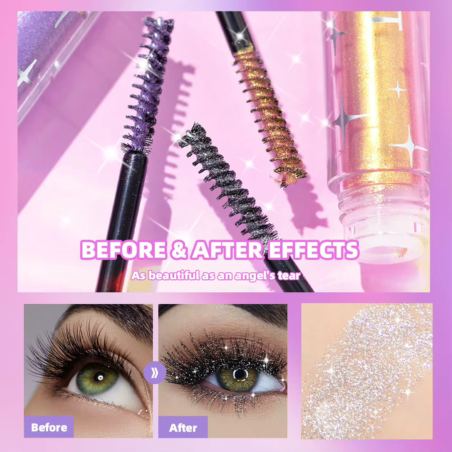 QiBest Mascara, Silver, Schimmernd - Bild 3