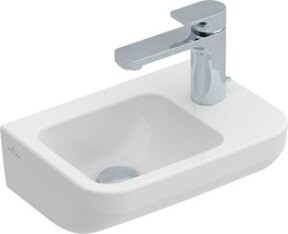 Villeroy & Boch Handwaschbecken Architectura aus Keramik, weiß, B/T: 36 x 26 cm, 1 Hahnloch, ohne Überlauf - Bild 1