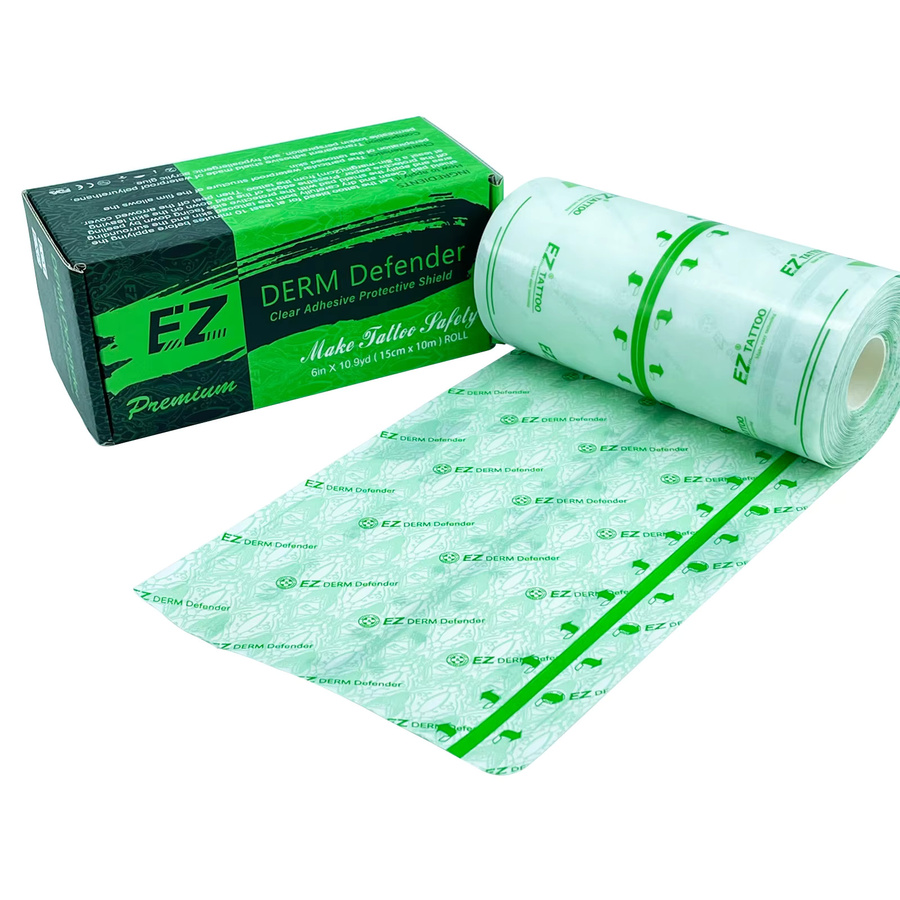 EZ Derm Defender Tattoo Clear Adhesive Protective Shield, Tattoo Aftercare - Bild 3